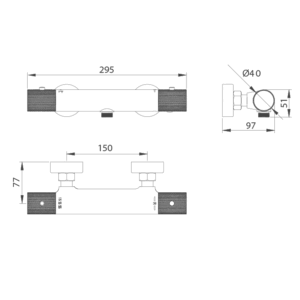 Grifería termostática de baño y ducha serie Line de Imex - Imagen 7