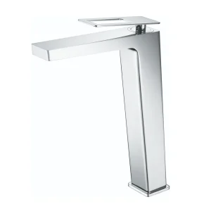 Grifo monomando lavabo alto Suecia con un diseño elegante y sofisticado, en cromo