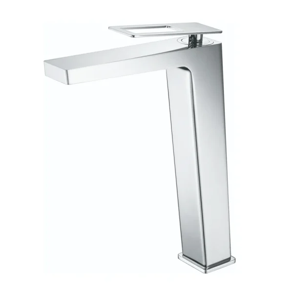 Grifo monomando lavabo alto Suecia con un diseño elegante y sofisticado, en cromo