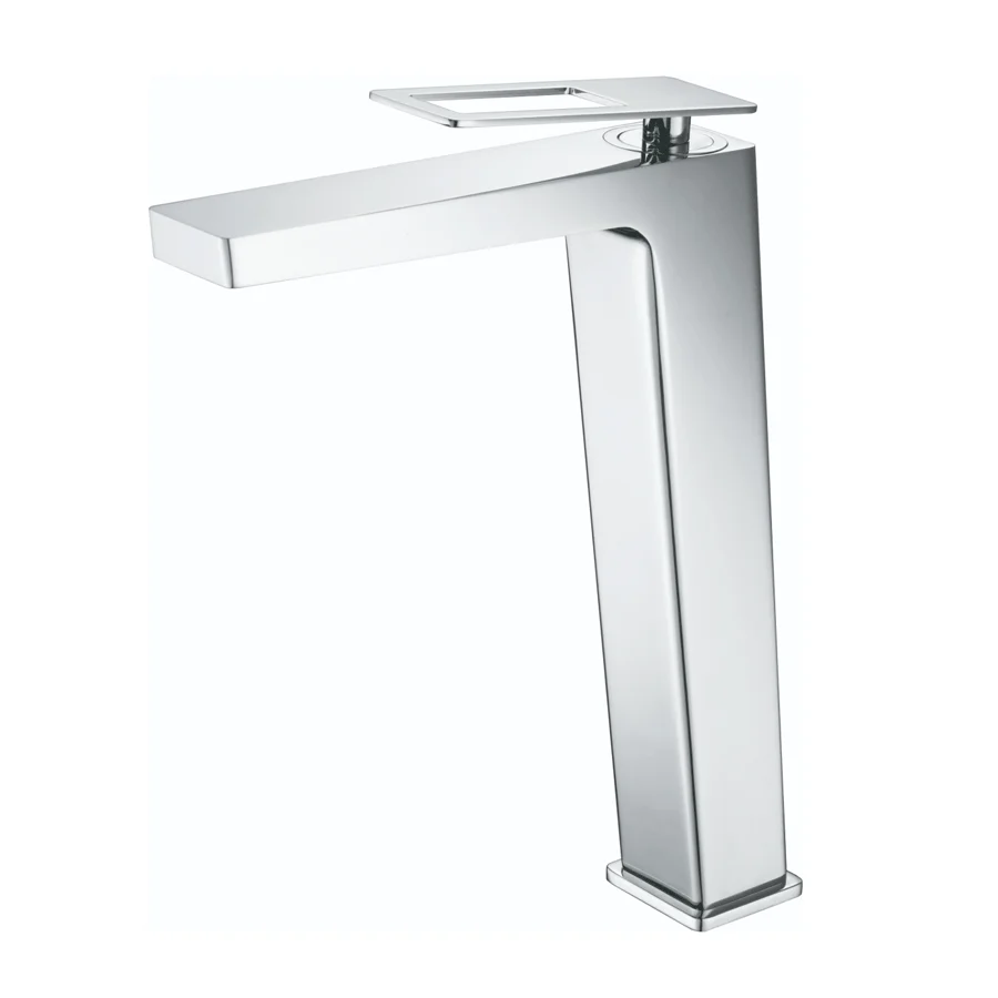Grifo monomando lavabo alto Suecia con un diseño elegante y sofisticado, en cromo