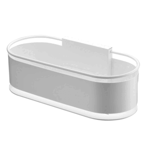 Jabonera frontal Anga, accesorio de baño en acero S304 con diseño moderno - Imagen 2