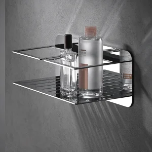 Jabonera frontal Imán, accesorio de baño en acero S304 en varios acabados, en acero, ambientado en baño