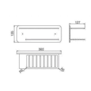 Jabonera frontal Imán, accesorio de baño en acero S304 en varios acabados - Imagen 12