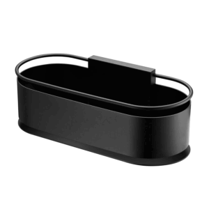 Jabonera frontal Anga, accesorio de baño en acero S304 con diseño moderno - Imagen 3