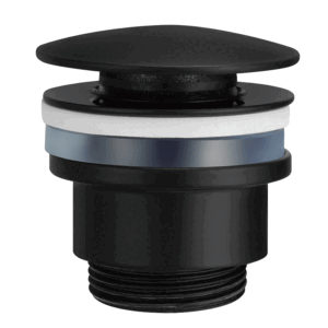 Válvula click-clack PVD para lavabo, desagüe automático en acabados premium