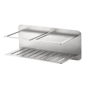 Jabonera frontal Imán, accesorio de baño en acero S304 en varios acabados, en acero
