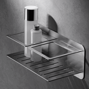Jabonera frontal Imán, accesorio de baño en acero S304 en varios acabados - Imagen 11