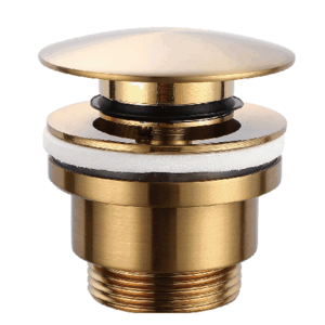 Válvula click-clack PVD para lavabo, desagüe automático en acabados premium - Imagen 4