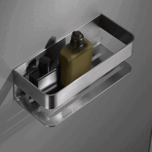 Jabonera frontal Mayura, accesorio de baño en acero S304 en varios acabados - Imagen 8