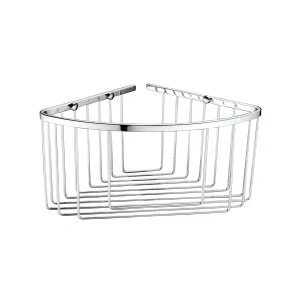 Jabonera de rincón, accesorio de baño en acabado cromo