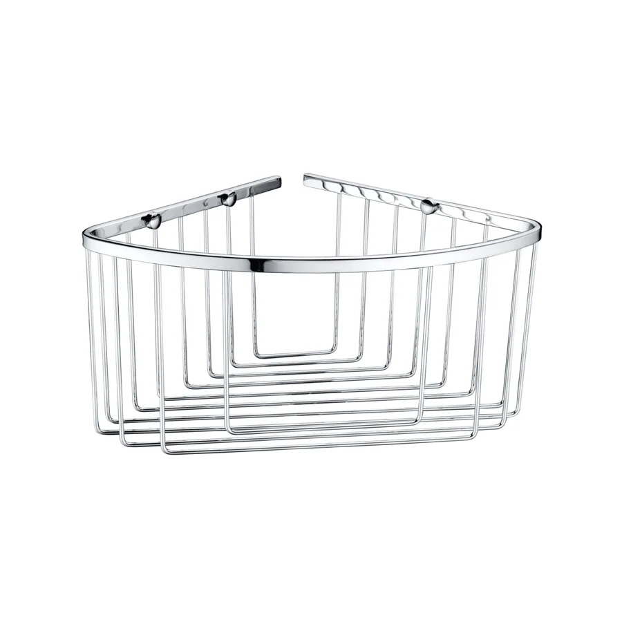 Jabonera de rincón, accesorio de baño en acabado cromo