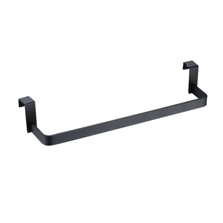 Toallero barra interior para mueble de baño, accesorio funcional, en negro
