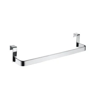 Toallero barra interior para mueble de baño, accesorio funcional, en cromo