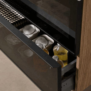 Mueble de saño KOBA suspendido con tapa y lavabo porcelánico incluido - Imagen 3