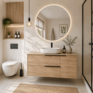 Mueble de baño Illora para lavabo sobre encimera - Imagen 2