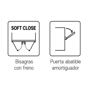 Mueble de Baño Suspendido 50 cm con Lavabo Cerámico - Imagen 6