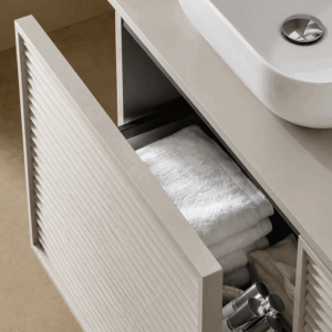 Mueble de baño Zenit suspendido de 1 cajón con lavabo sobre encimera incluido - Imagen 2