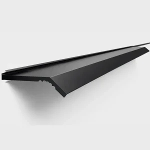 Mueble de baño Ikon de 3 cajones con lavabo de porcelana integrado, detalle del tirador en negro